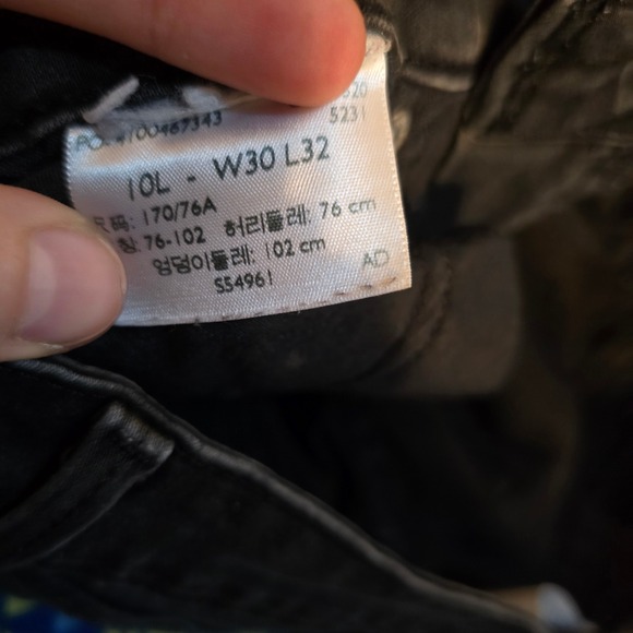 Signature by Levi Strauss Mid Rise Skinny Jeans Womens 10L Black Stretch Denim - Picture 7 of 7